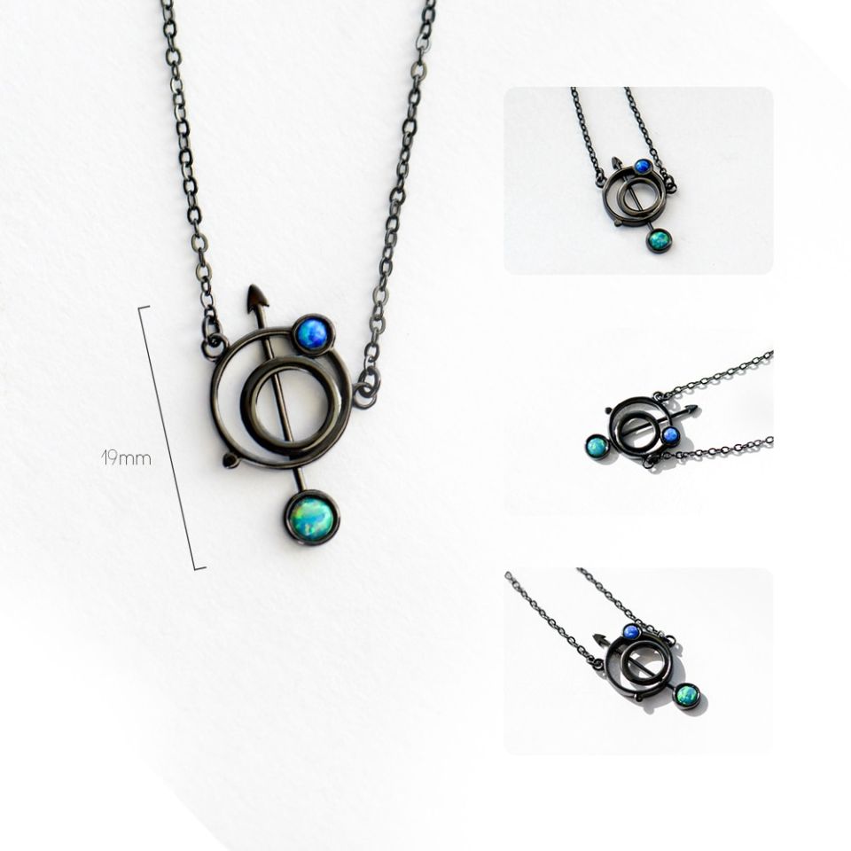 Astrograph Necklace admin ajax.php?action=kernel&p=image&src=%7B%22file%22%3A%22wp content%2Fuploads%2F2019%2F09%2FThaya Original Design Astrograph s925 Silver Opal Pendant Necklace Black Clavicle Chain Necklace for Women Gift 1
