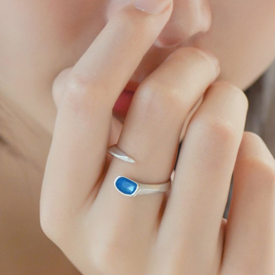 Blue Water Rings admin ajax.php?action=kernel&p=image&src=%7B%22file%22%3A%22wp content%2Fuploads%2F2019%2F09%2FThaya Water Design s925 Sterling Silver Finger Ring Blue Clear Edges Matte Ring for Women Ladies 2
