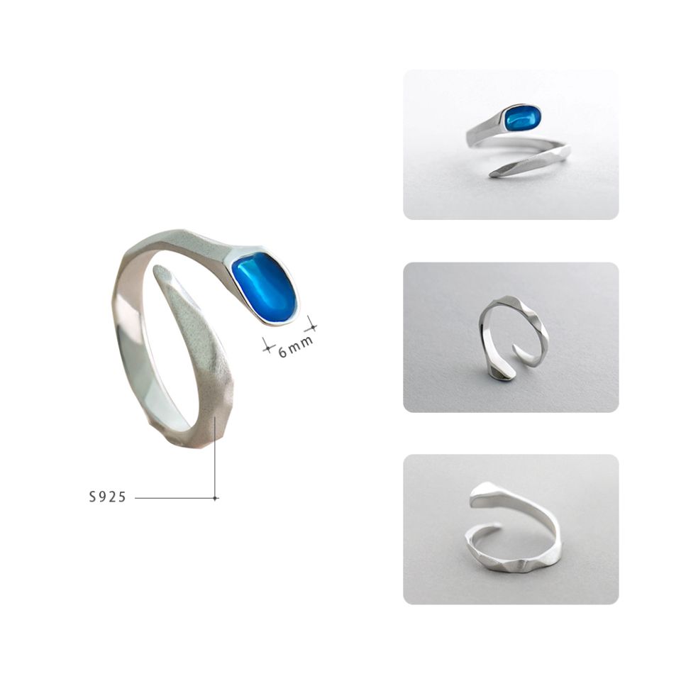 Blue Water Rings admin ajax.php?action=kernel&p=image&src=%7B%22file%22%3A%22wp content%2Fuploads%2F2019%2F09%2FThaya Water Design s925 Sterling Silver Finger Ring Blue Clear Edges Matte Ring for Women Ladies 5