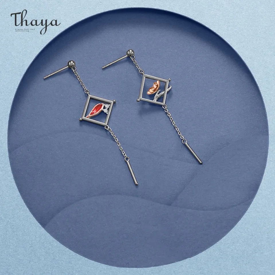 Plum Blossom Red Drip Oil Stud Earrings H0e4f042394d44be8976bbecb048eb59fF 0257bb75
