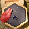 Dragon's Breath Necklace 9 Dragon's Breath Necklace MosDream Dragon s Breath Pendant Necklace Fire Opal Round Cabochon 13mm Vintage Elegant Gift for Women 22 02fcefed