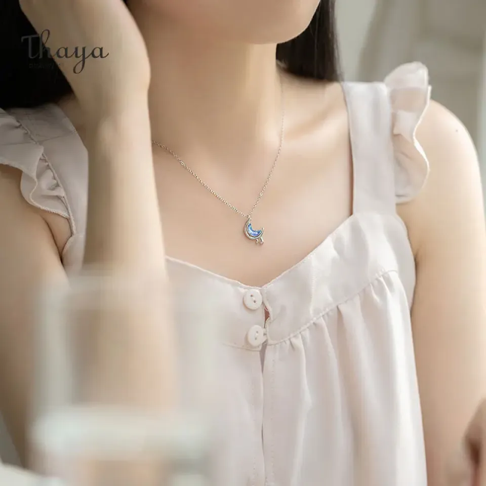 S925 Silver Moon Necklace S4714f67093ca4c0992f4781a0b8b9b80e 06a1f6b1