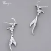 Mermaid Inspired Fishbone Earrings Sd1eb7068ef24424495e5f332edda7194W 065679eb