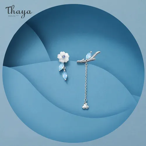 Chain Jasmine Stud Platinum Earrings H55b95ca95e8447b5aaa900bd83b0915dg 10653fd1