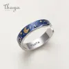 Van Gogh's Enamel Silver Couple Rings HTB1a2bobjnuK1RkSmFPq6AuzFXai 11e88e81