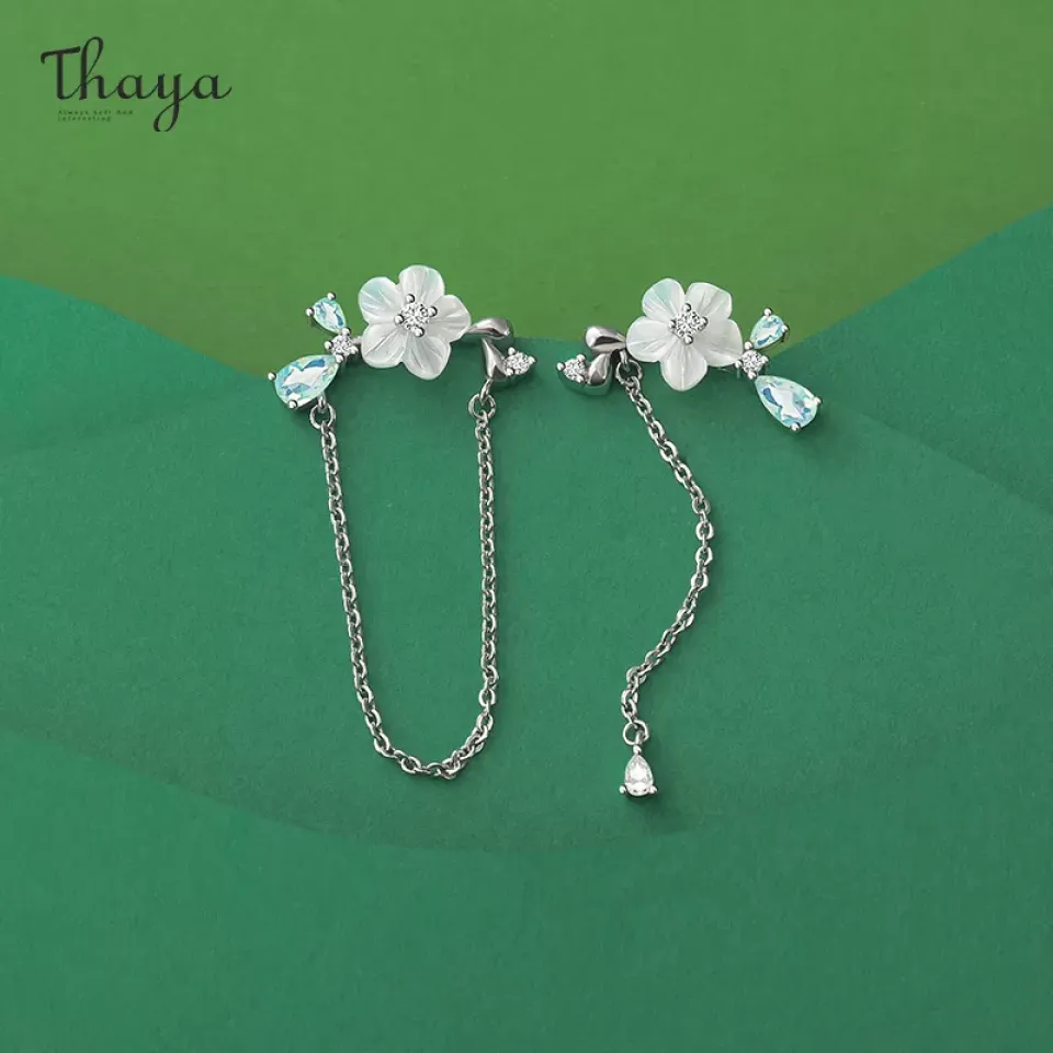Shell Flower Dangle Studs Earrings H34d5fec2101d46e1be494e302f6c53f2U 13a4091c