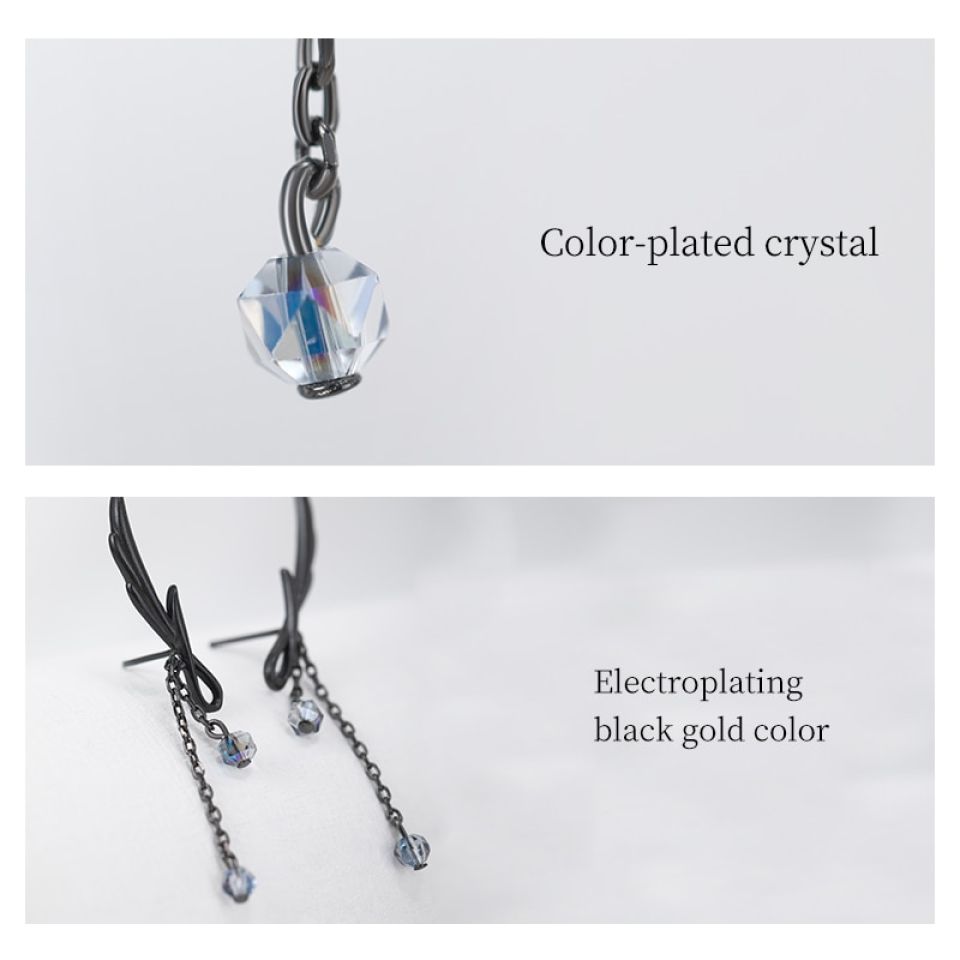 Twilight Black Feather Stud Earrings Hd9731b32cae044e2be19140736992863E 1438fc7b