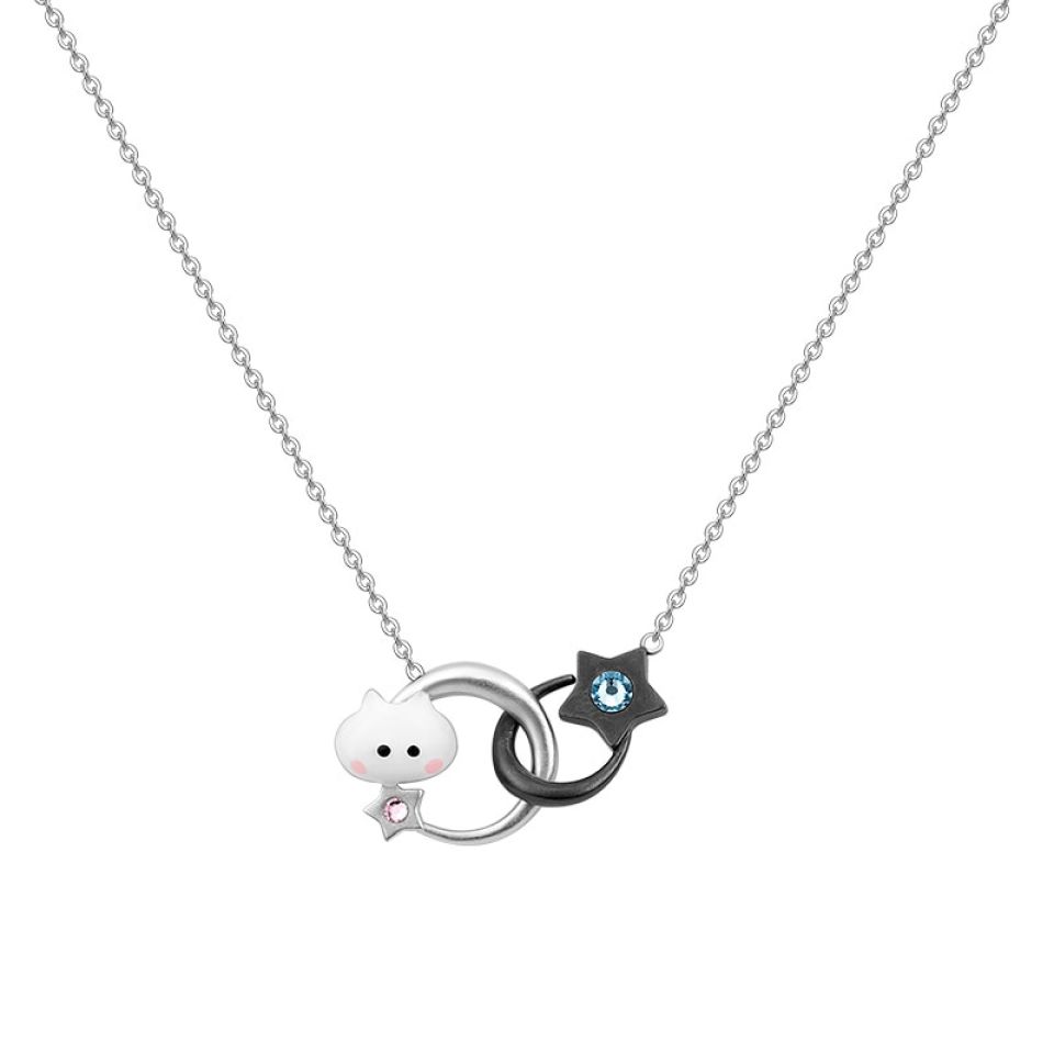 Gemini Peekaboo Cat Constellation Necklace Hefc1b079a07344408e690121bbd11d5cE 152ef450