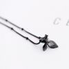 Blue Rose And Thorn Necklace Thaya Genuine s925 Silver Blue Rose Flower Crystal Pendant Necklace Plant Jewelry Ladies for Necklace Women 3 187757c4