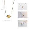 Gold Cocoon-Break Necklace Thaya Gold Cocoon Break Pendant Necklaces 925 Silver Pure Zircon Diamond Box Chain Link Necklace Women 4 189fcfb6