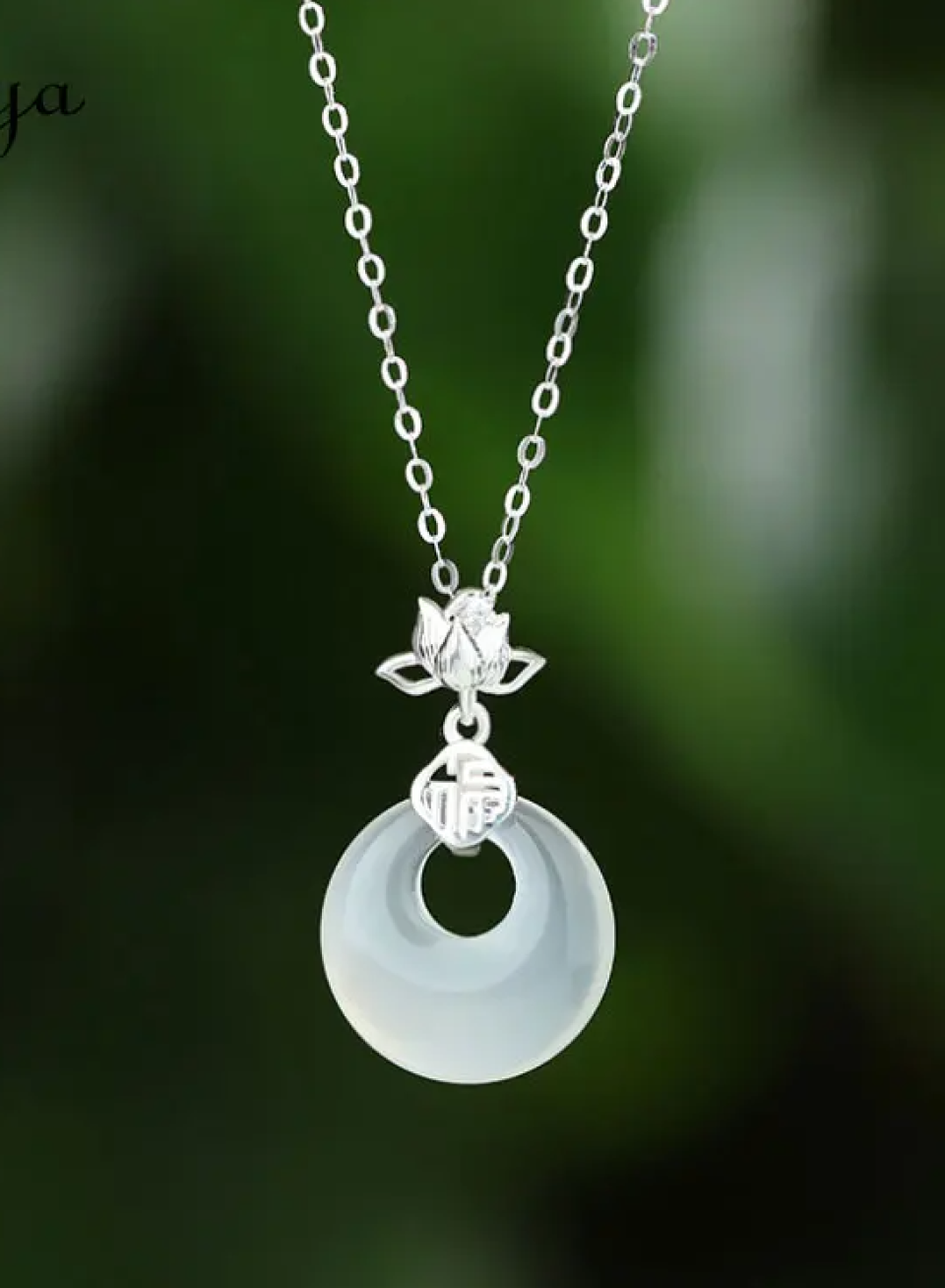 Lotus flower Pendant Necklace a6d91611 461d 4697 a266 381dd6ed0b4e027308 1b661c7b
