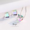 Gift With A Bow Necklace Thaya Color Light Bow Gift Necklace 925 Silver Bohemia Interesting Color Prism Necklace for Women Special 2 1f3d8c98