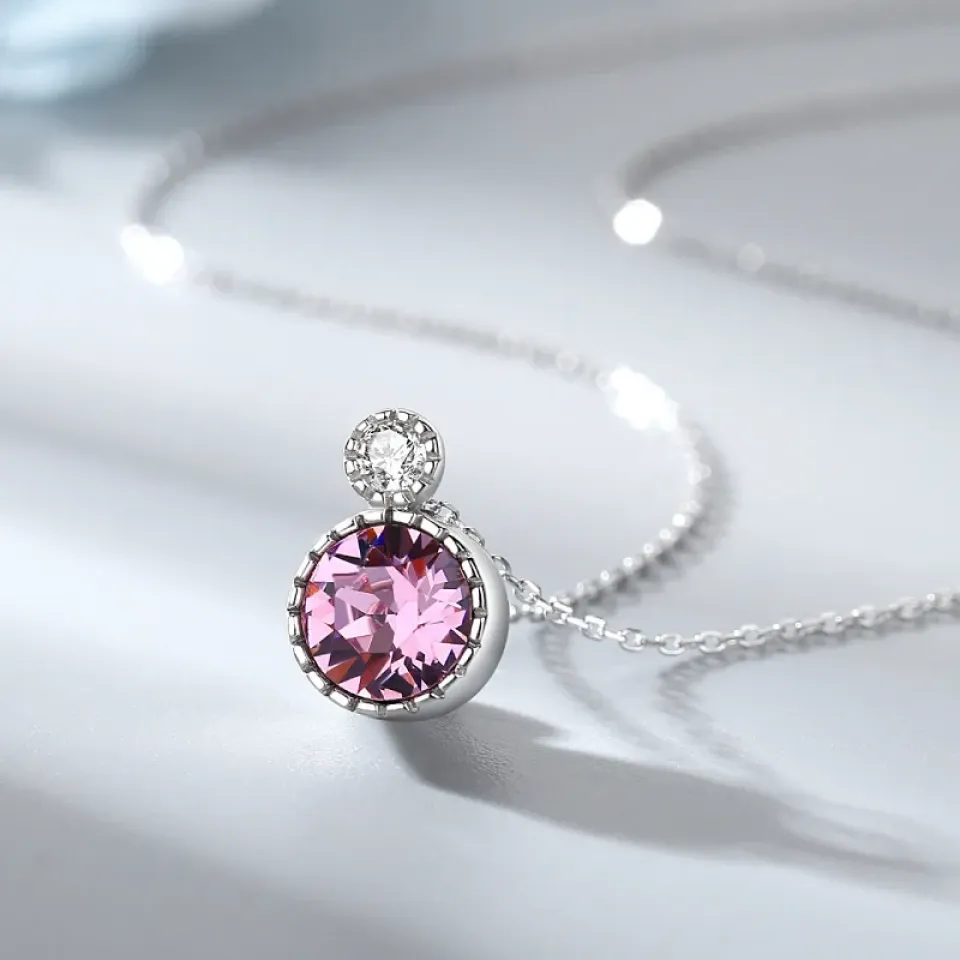 Crystal Sterling Silver Pendant Necklace S31fcc8b5a4d34faa9f266fa56d95366b3 210de671