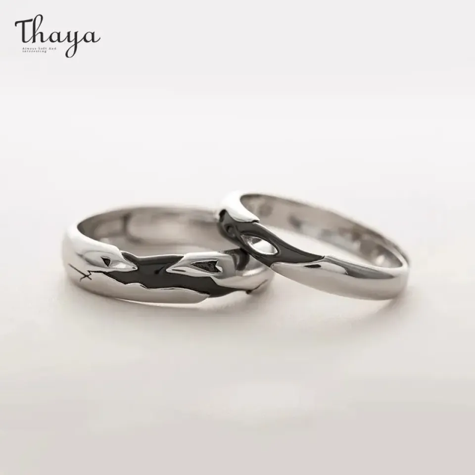 S925 Sterling Silver Couple Rings S6156f973786a4fc1bb106786568db497V 228ddd06