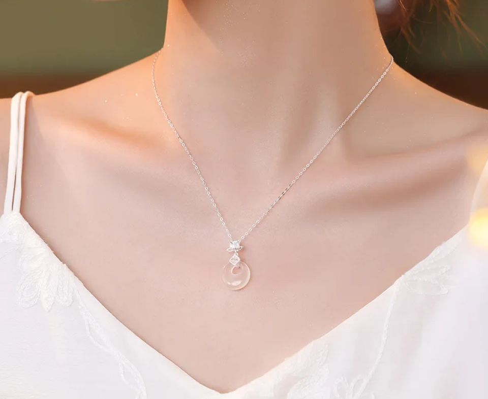 Lotus flower Pendant Necklace 4f82f892 03ec 4cd3 a71a 62846974a975064500 24a5ef07