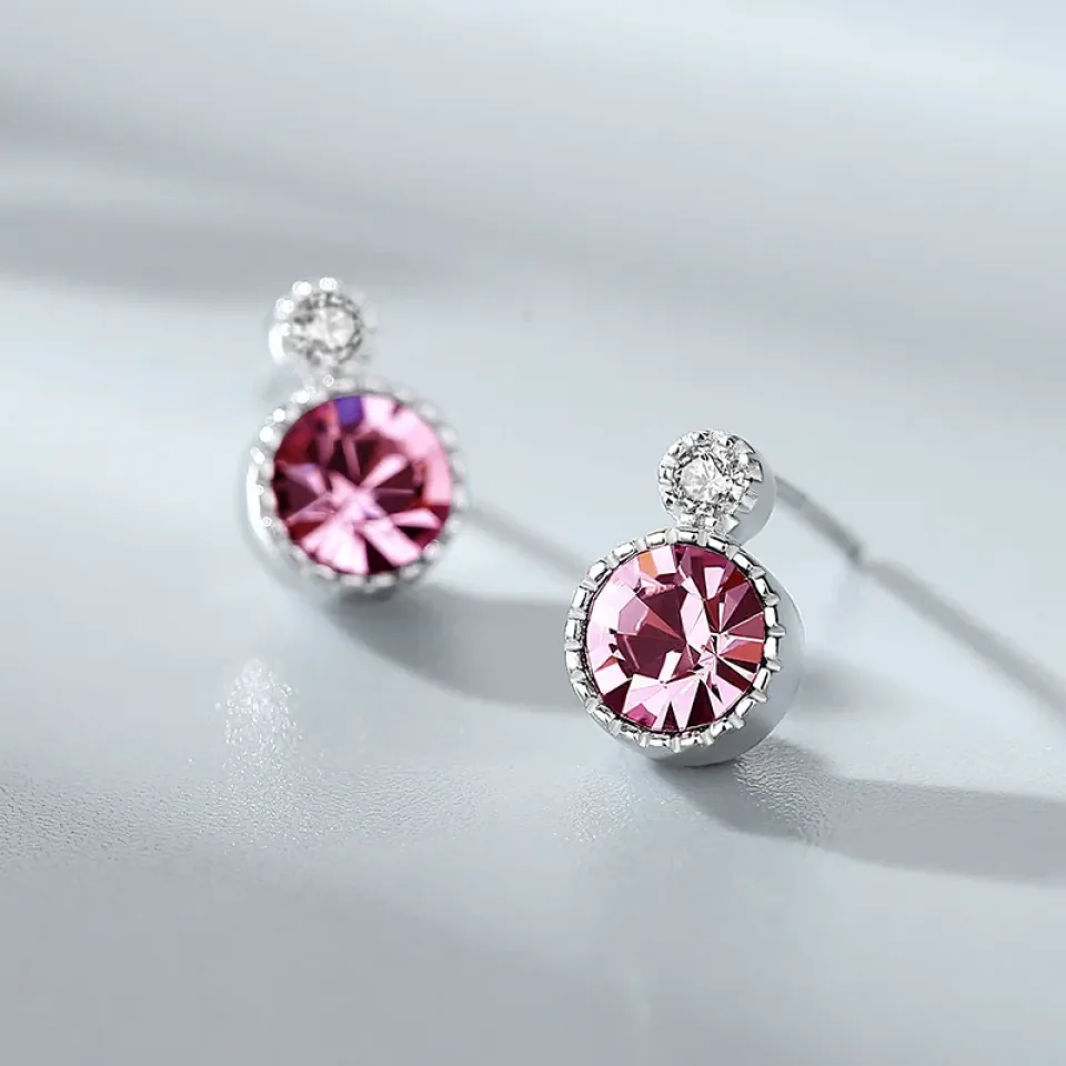 Elegant Sterling Silver Crystal Drop Earrings S16e635b60012432495c62539100ee5cck 2 27a82678