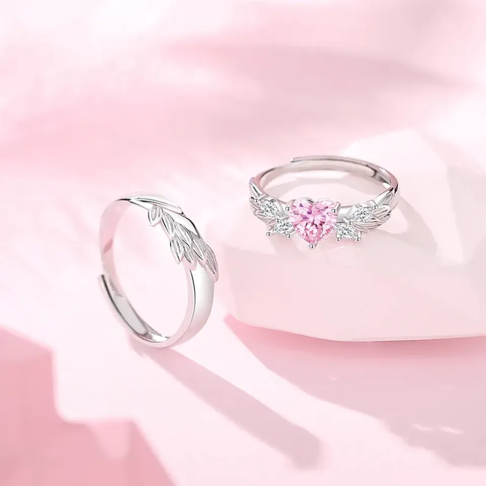 Laurel Leaf & Pink Heart Rings S3fd80fe17167485f854ca467a41c2795c 2852f0ca