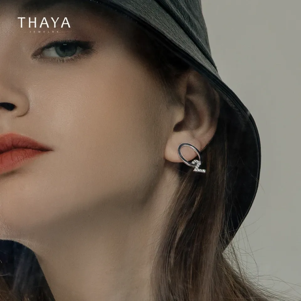 Silver Oxygen Molecular Design Earring Ha08f6e4d8b594ea889ee73b8d9c6b6d0g 29cdb20a