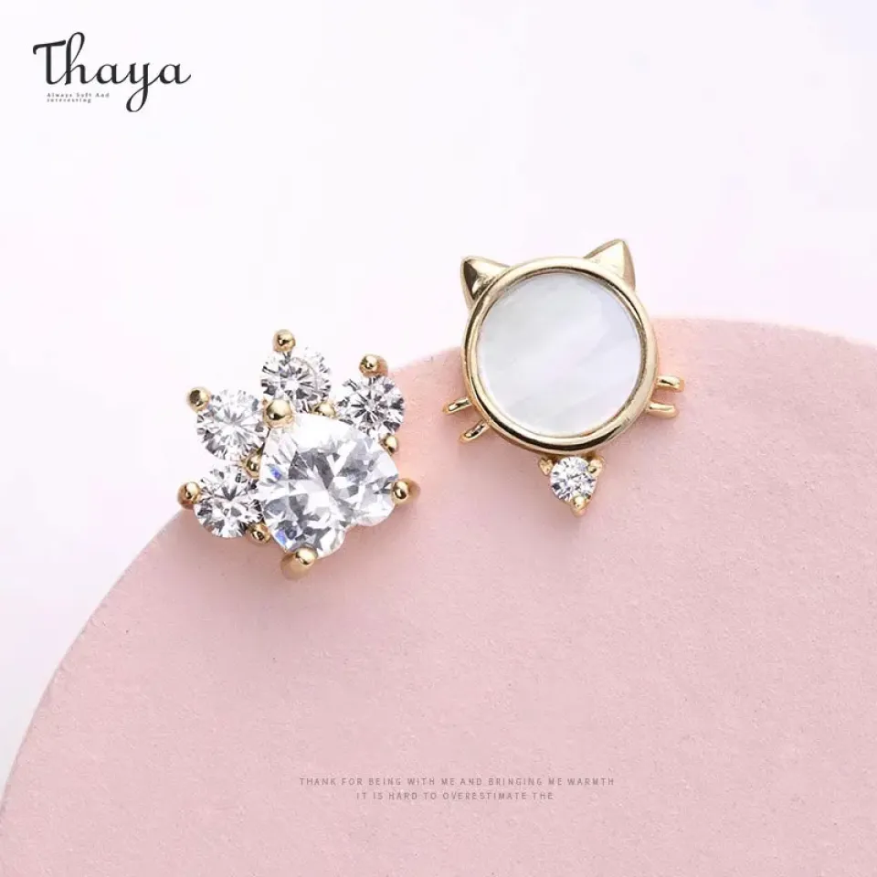 Silver Cat Women Earrings S61f1eb63e6db494c856403bb37ae77adg 2a6bd1a8