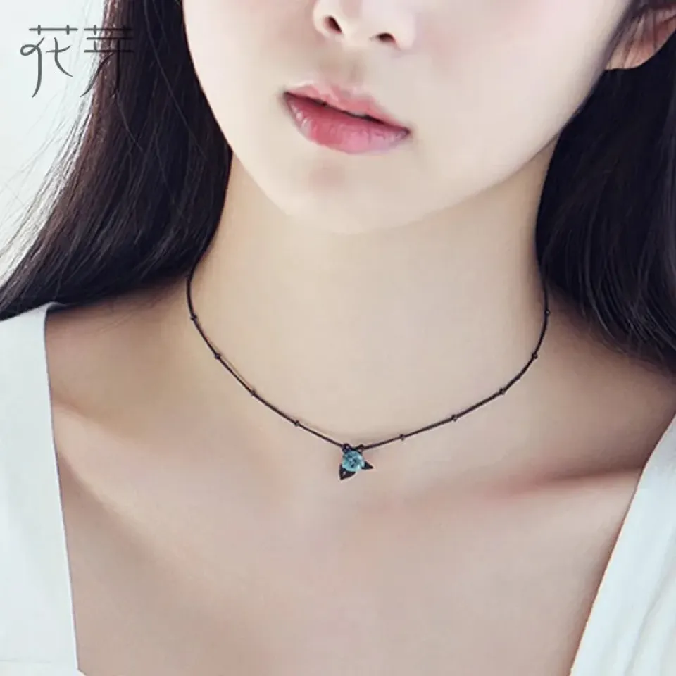 Blue Rose Necklace 5 Blue Rose Necklace S80f9c4b3a823449fb11f51e5ca3e3c12h 2bf385d3