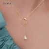 Ginkgo Leaf Necklace H83607c5a57084e7a94cbbdd7678b2afef 2d82ec35