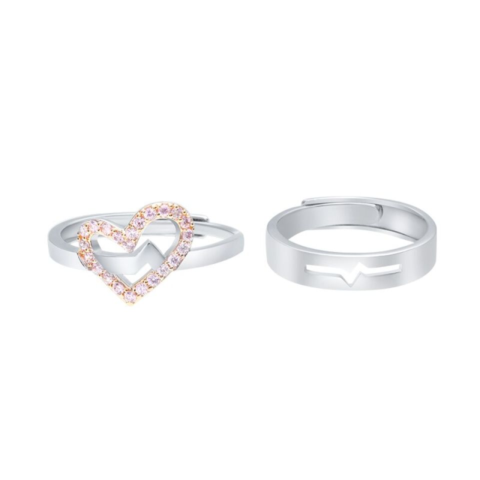 Heartbeat Couple Rings 5 Heartbeat Couple Rings H13473505620041a1b5ffc471e09334c83 3125ad07