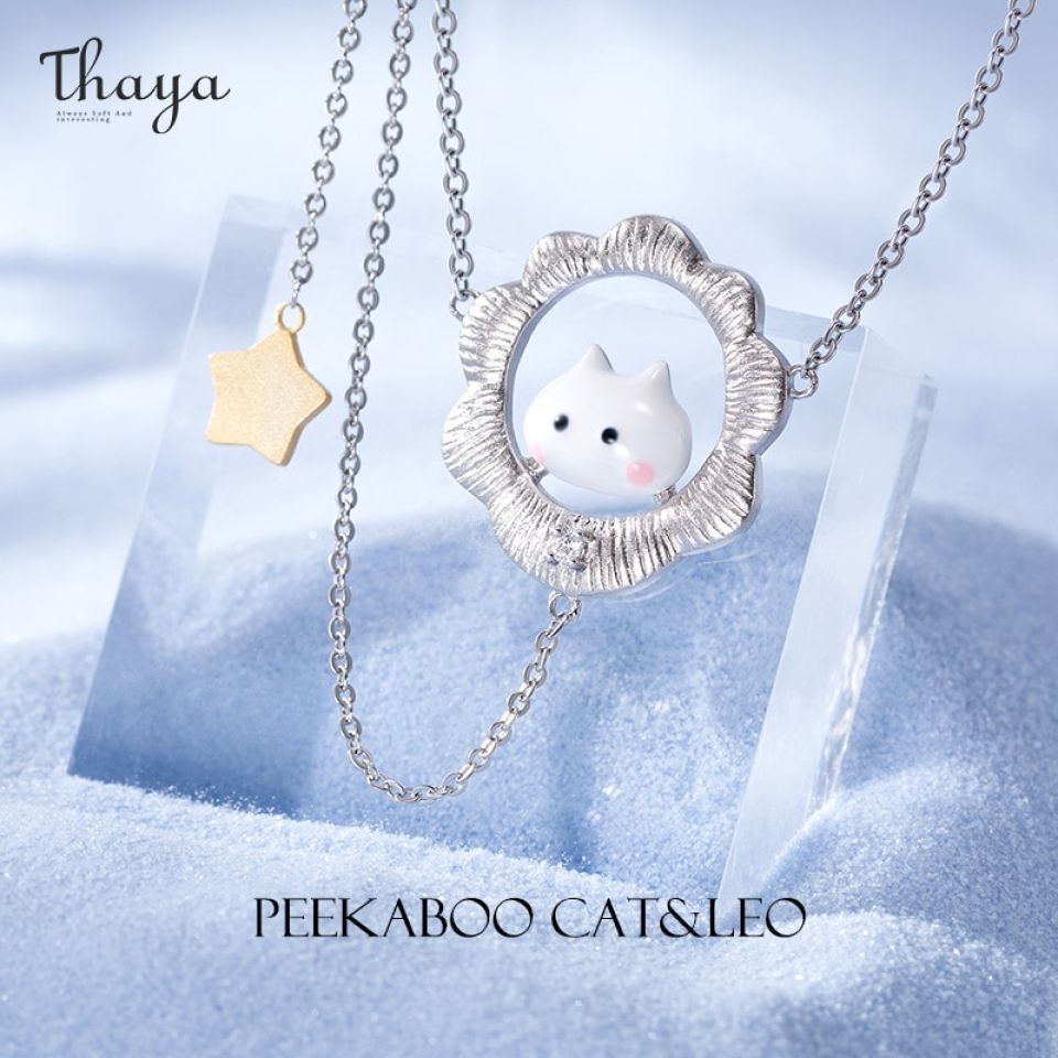 Peekaboo Cat Constellation Leo Necklace H47f8349170d6459b9882cc53eb5622b7v 3582f6ad
