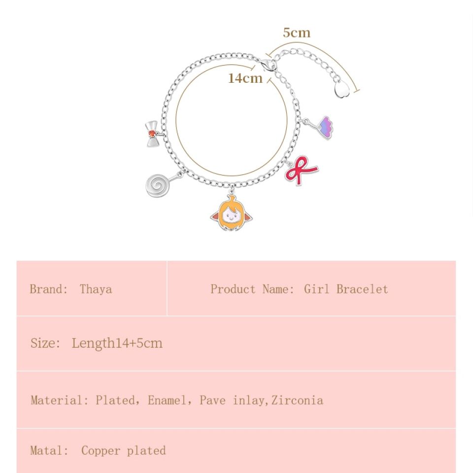 Bow & Charms Bracelet H24098803c70343968975bf39510a88488 36b26e9d