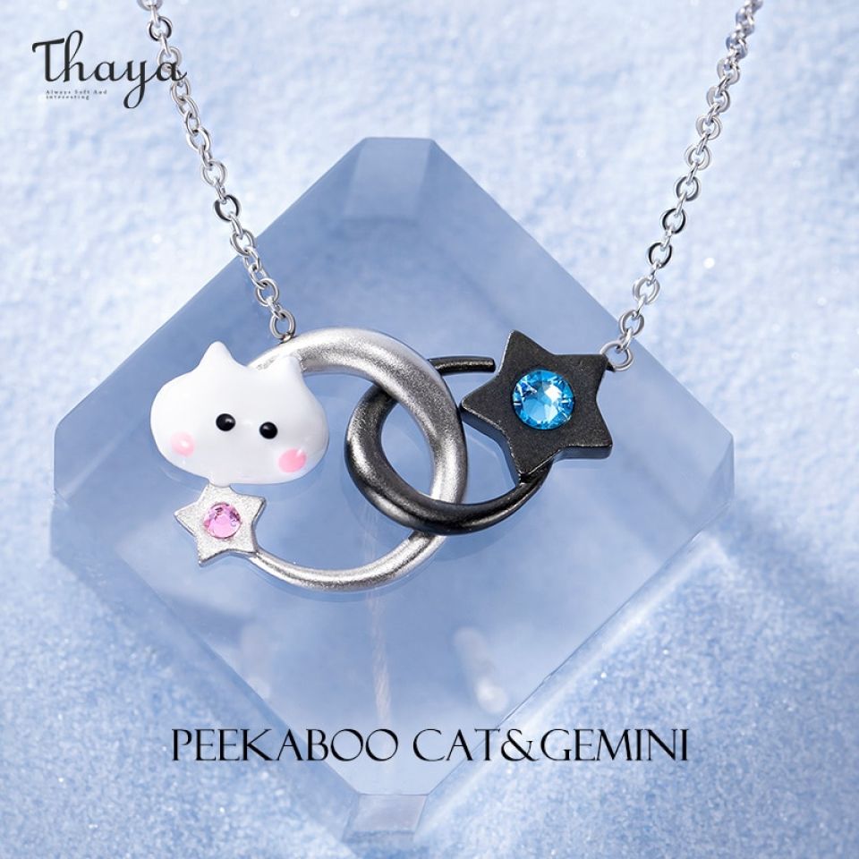 Gemini Peekaboo Cat Constellation Necklace He07603b910b24c89b4f7af9e27d4f172y 36c5734b