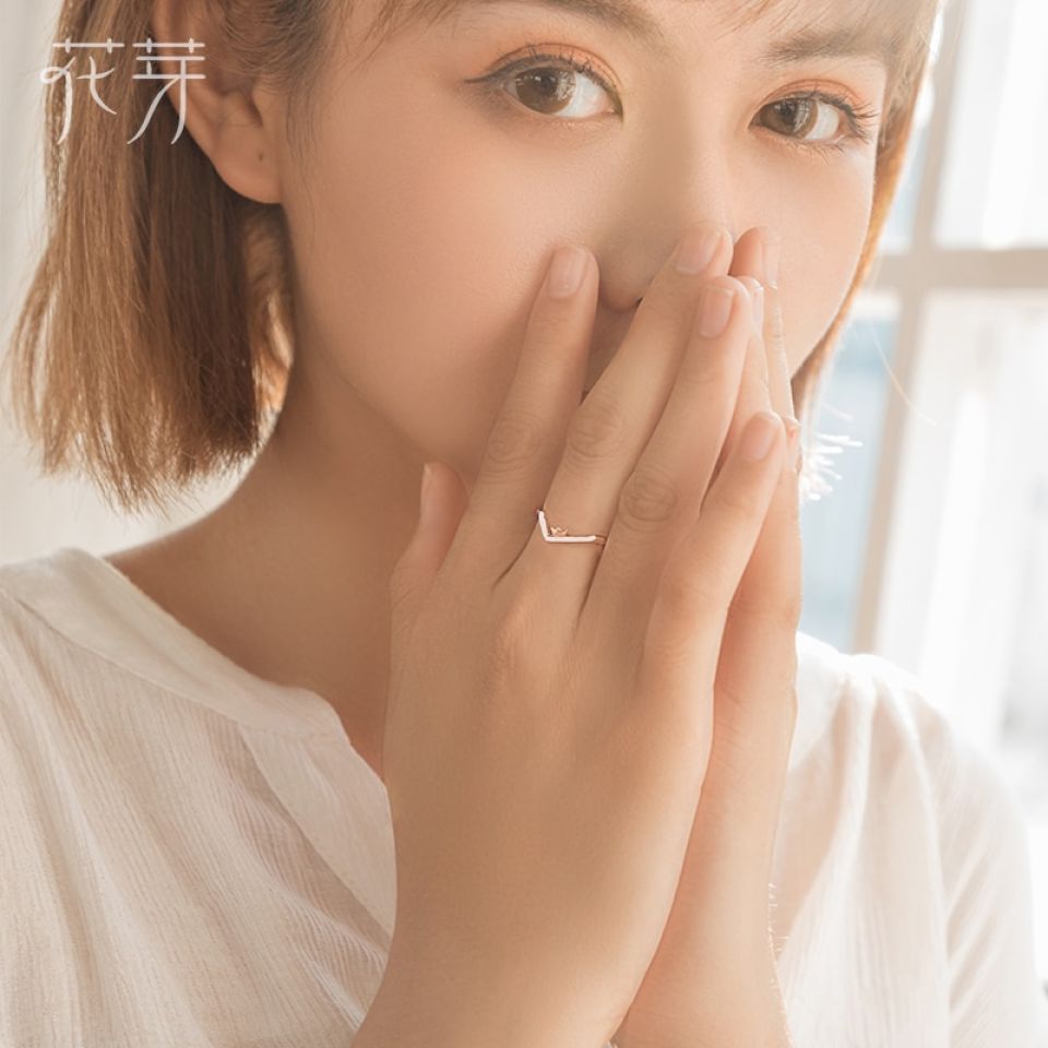 To Ride the Winds and Break The Waves Ring 2 To Ride the Winds and Break The Waves Ring Thaya To Ride the Winds and Break The Waves Design Finger Ring Rose Gold s925 Silver 2 38b537e8
