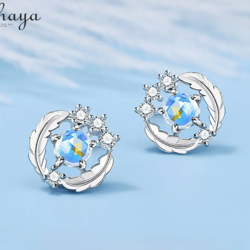 Luxury Moonstone Stud Earrings 6399b6b0 e544 46c9 8c04 186c6beb9720939581 3c341e9b