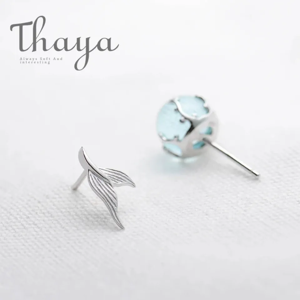 S925 Silver Mermaid Bubble Earrings S2da81ce875eb4edbb83825755ad23b14F 3cdb5575