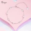 Tiny Pearls & Hearts Bracelet