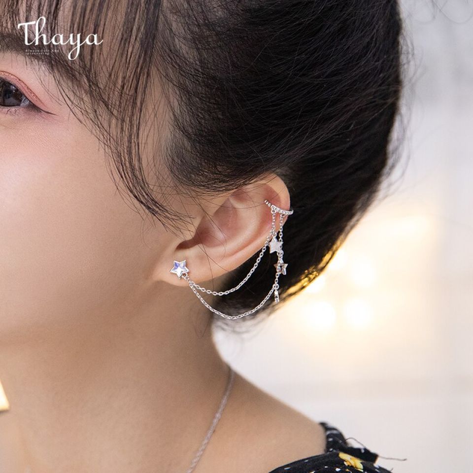 Star Chain Earrings H6c3904550a3f453796f6cb6a28a6aa2ea 41925946