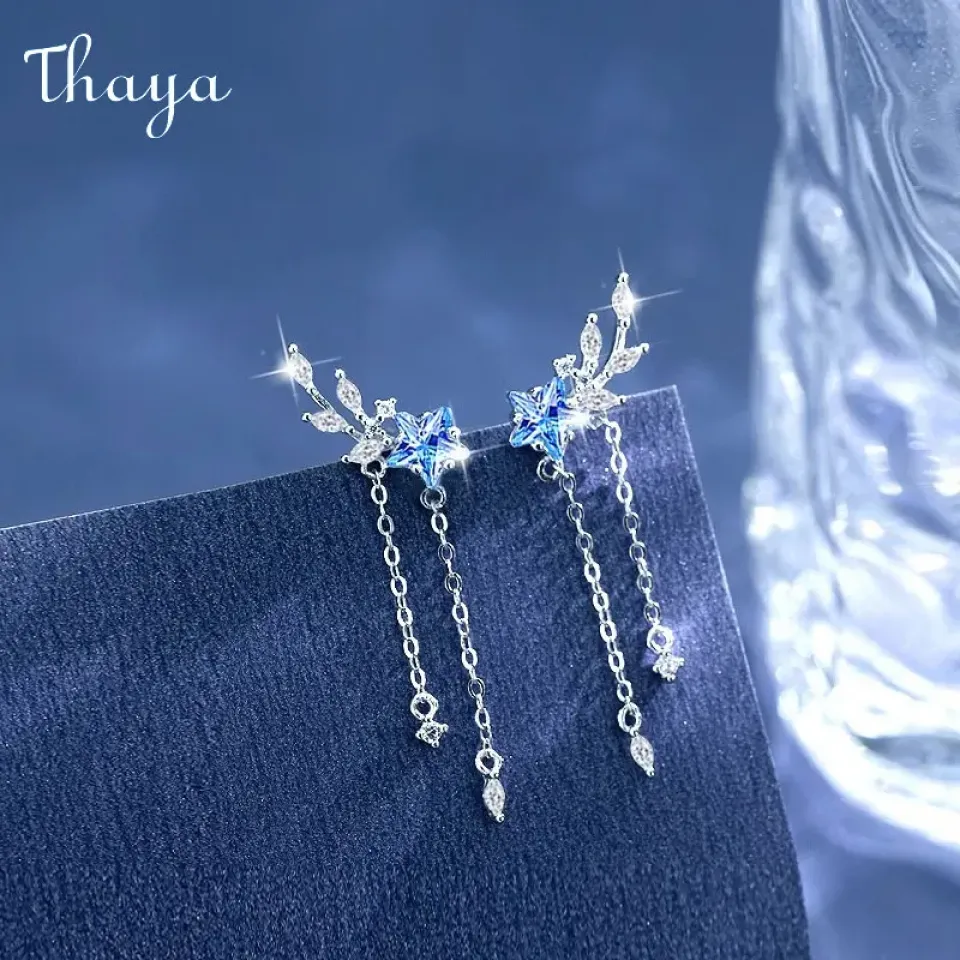 Starry Sky Blue Crystal Pendant Earrings S1ac867285c26441ba71466a501a847eeR 430774c5