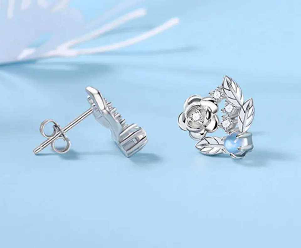 Luxury Moonstone Stud Earrings df965923 77e5 443d 8e93 109f8768397a892776 431d60bd