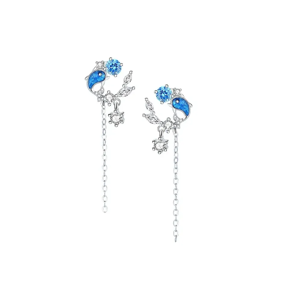 Dream Chasing Dolphin Earrings S5067e8cd0f3346e58d77e4388b2823b0H 4467b856