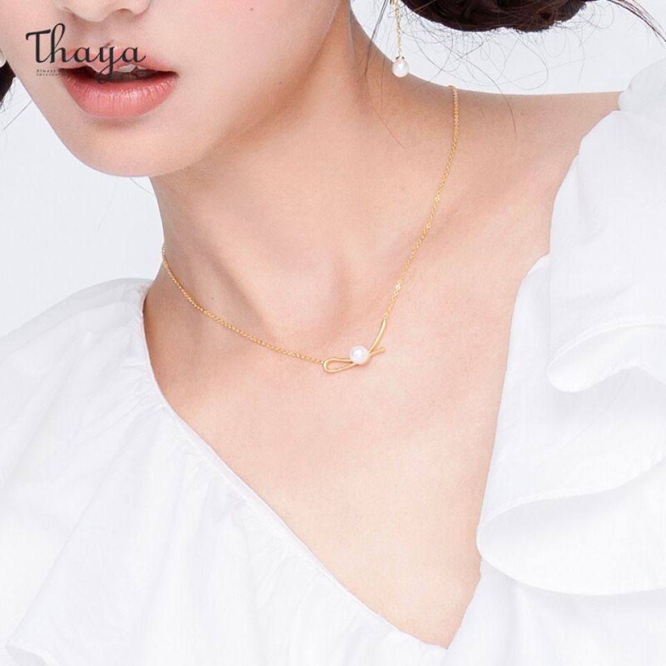 Pearl Knot Necklace H8bcc4082099e49b393c2050611405086w 46679d1c