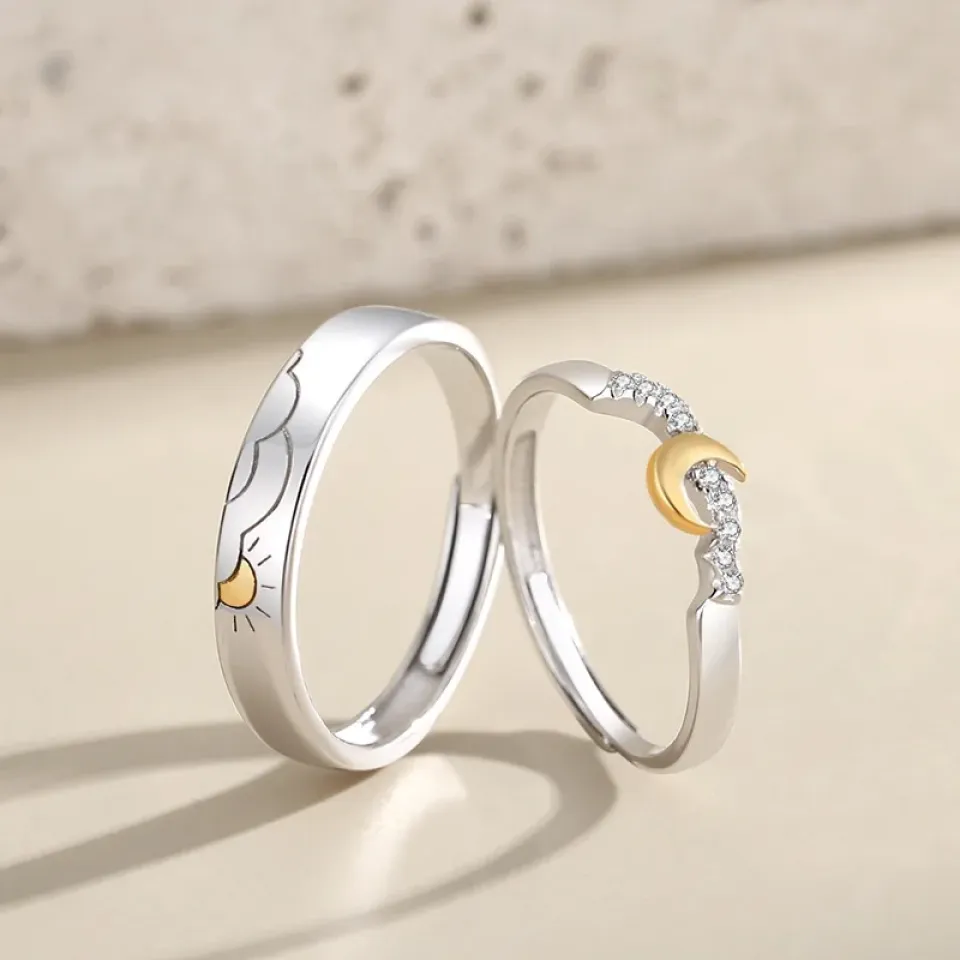 Sun & Moon Love Ring S54415c2752dc4afaa57f968a4d85ff69B 486a19d1