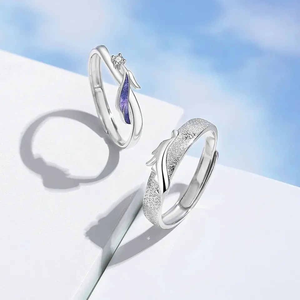 Dragon and Phoenix Couple Ring Se2bb81e5a9624b35898e96de74223b2aK 499d7bce