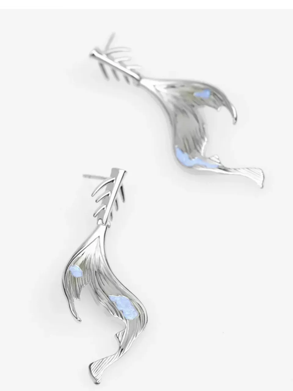 S925 Sterling Silver Fish Bone Earrings S6c9e8038a3534931a33e62f5e2133001J 4fe28fd9