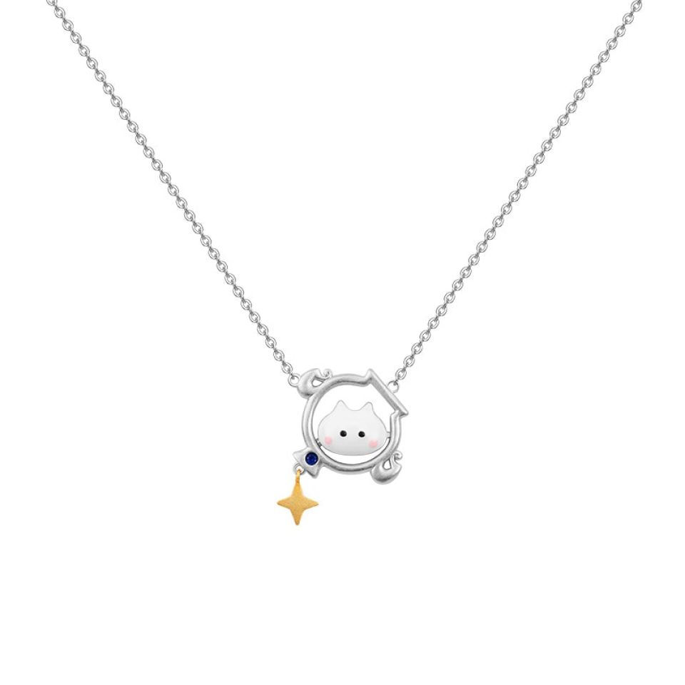 Aquarius Peekaboo Cat Constellation Necklace H3da737de4ad448a88ffeb94125c6a59eS 535ecf0f