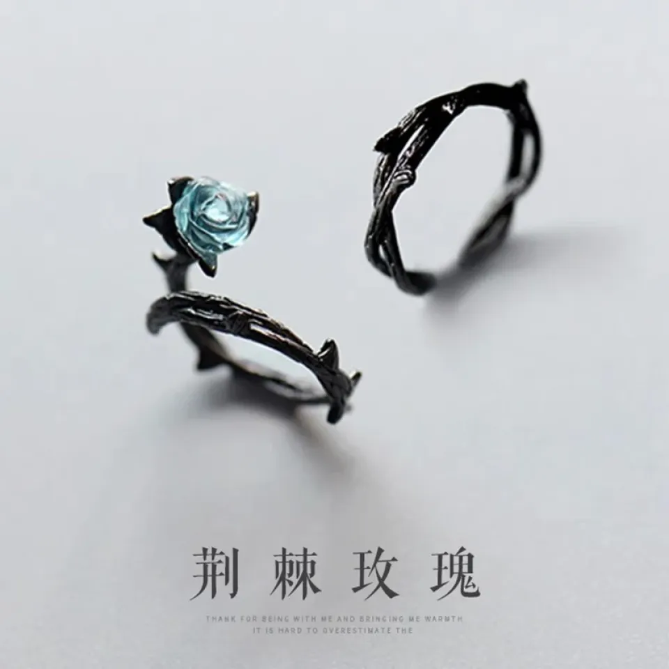 Blue Rose Crystal Ring 1 Blue Rose Crystal Ring S230aace4857a46d19346ed1468dd630dX 56a4de4e