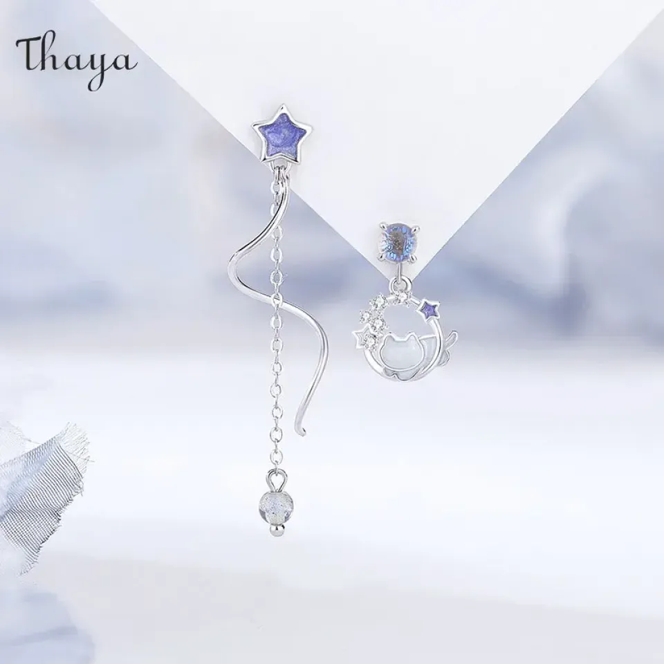 Starry Sky Cat Earrings Sb9f4b7f368664bb2b456051b55efb36cw 566a816b
