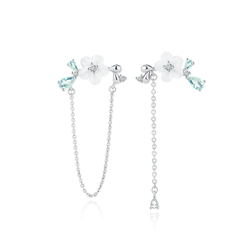 Nature Themed Chain Studs Earrings H943c52e640544660961e376fb798d72fW 59e891da