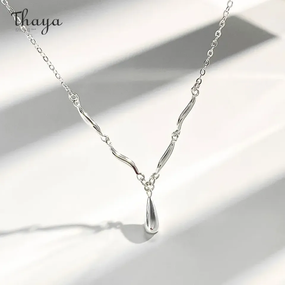Water Drop Pendant Necklace S59254df8e7874c8cbc91b610d0c23d72W 5d602cfb