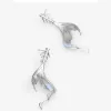 S925 Sterling Silver Fish Bone Earrings S884313e397ab4fdb957460631c4daff5L 5e811683