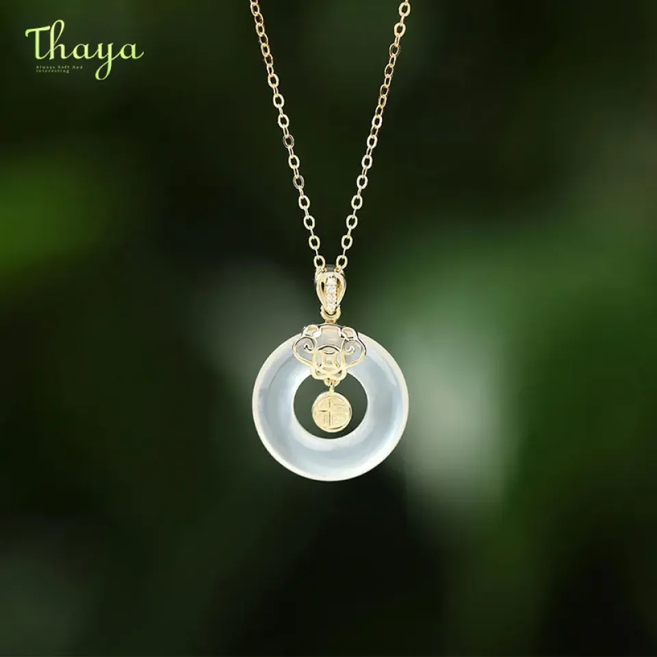 Chalcedony Pendant Necklace Sab6757649ac84be592802dbcadfdc2eay 2 5ebef5ce