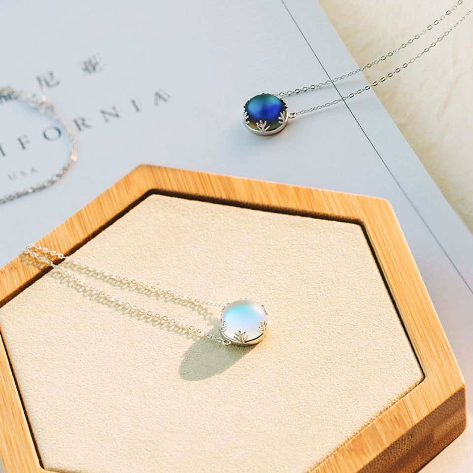 Aurora Borealis Pendant 10 Aurora Borealis Pendant Thaya 55cm Aurora Pendant Necklace Halo Crystal Gemstone s925 Silver Scale Light Necklace for Women Elegant 2 6178cb1e