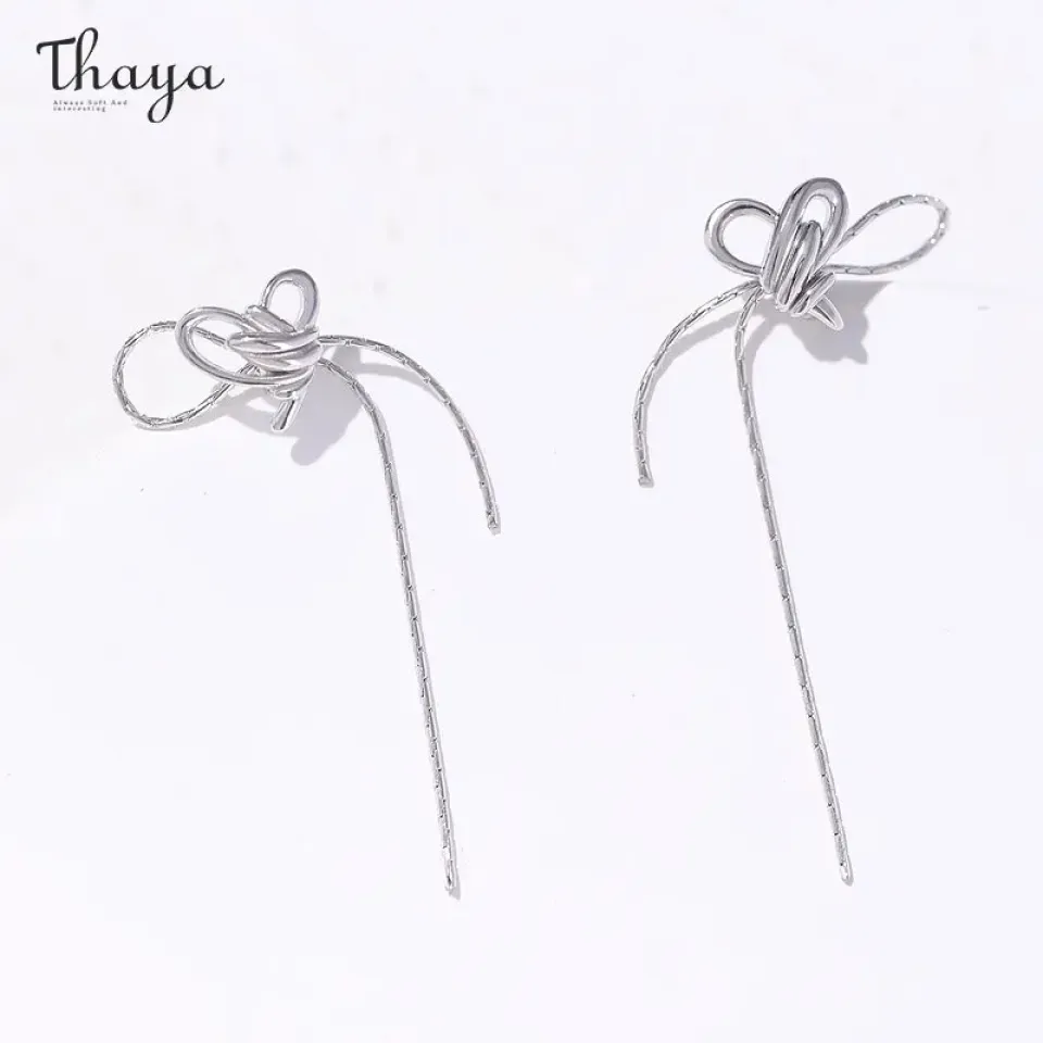 Heart Ribbon Silver Earrings S7849c85dc49b4f90bdc3d4dc082e75c0d 63bc6152